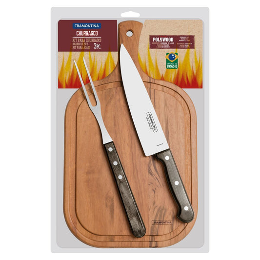 Tramontina Kit Barbecue 3pcs